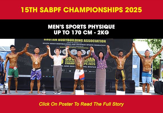 MEN'S SPORTS PHYSIQUE UP TO 170 CM - 2KG...